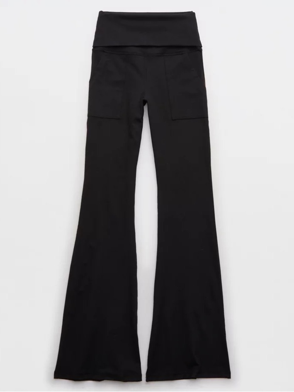 OFFLINE Aerie the Hugger High Waited Foldover Flare Legging - Picture 2 of 5